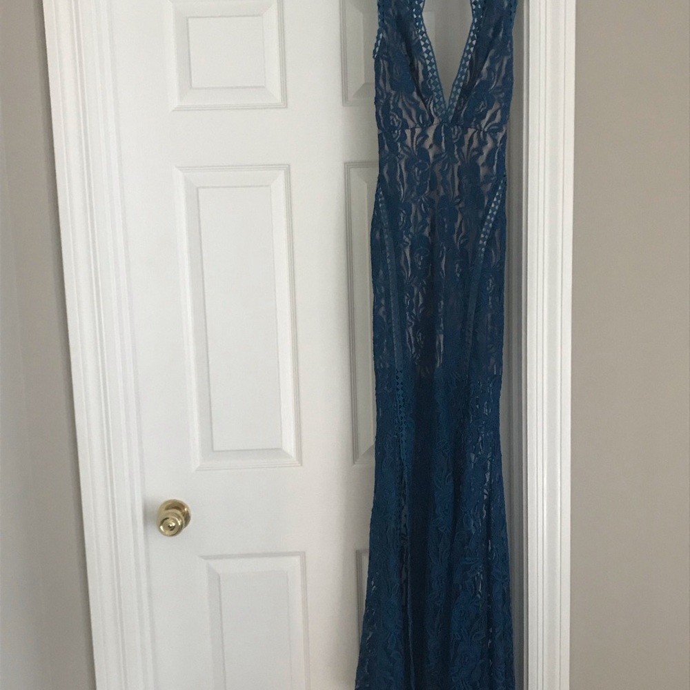 Luxxel Teal maxi dress